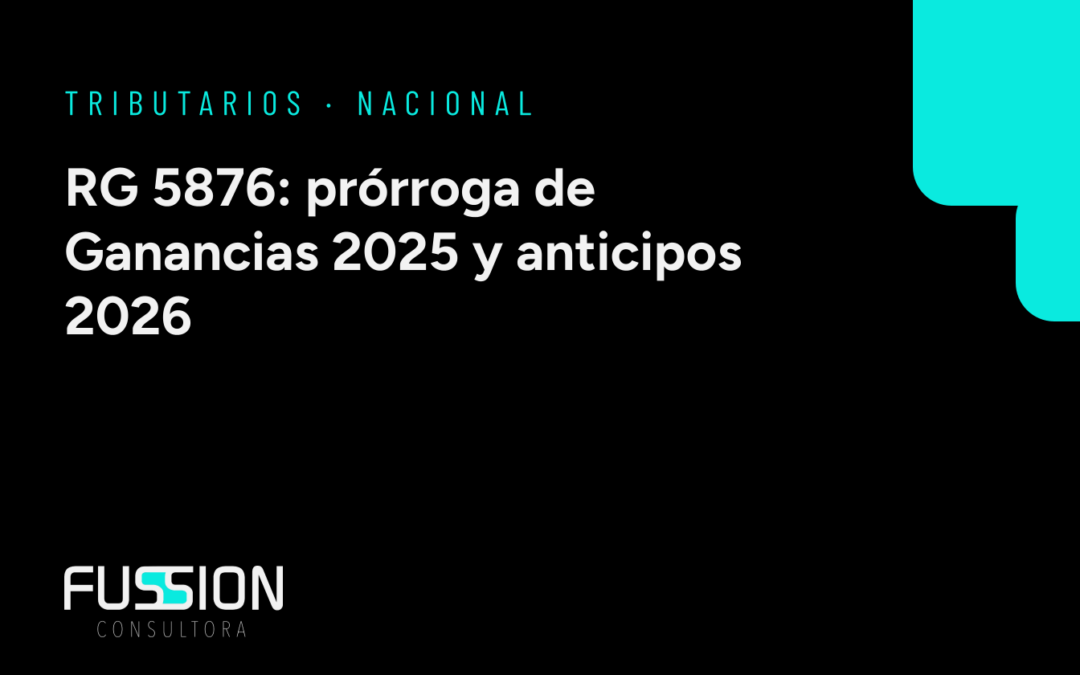 RG ARCA 5876: Prórroga de Ganancias 2025 y Anticipos 2026 para Personas Humanas